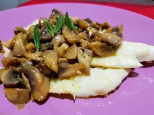 Tender Hake with Lemon Mushrooms