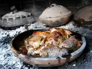 Roast Lamb in a Clay Crock