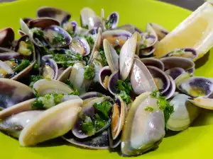 Donax Mussels with Garlic and Parsley