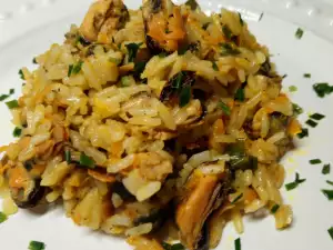 Easy Pilaf with Mussels and Basmati Rice