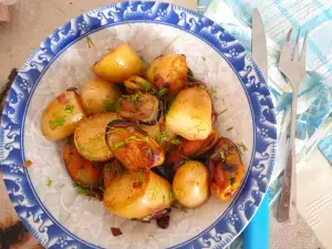 Mussels with Boiled Potatoes