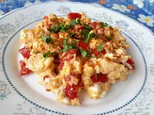 Scrambled Eggs with Peppers