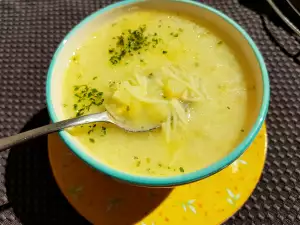 Dairy Potato Soup with Coriander