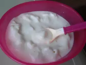 Dairy Porridge with White Cheese