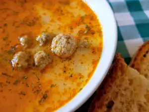 Dairy Meatball Soup