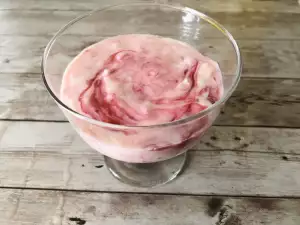 Rice Pudding with Cherry Jam