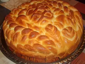 Fluffy Homemade Round Loaf