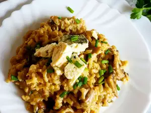 Risotto with Mushrooms and White Wine