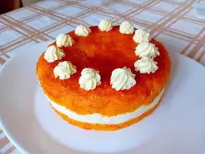 Carrot Cake with Almonds and Mascarpone