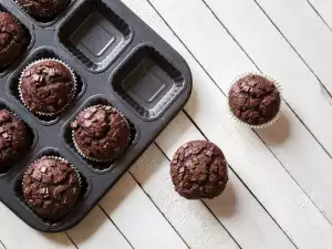 Brownie Muffins with Sweet Potatoes