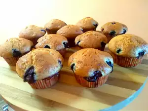 Blueberry Muffins with Lemon Peel