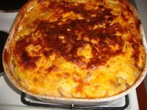 Moussaka with Rice and Leeks