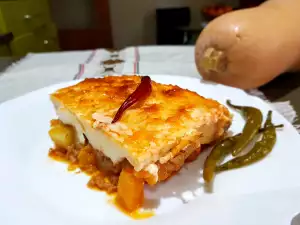 Moussaka with Pumpkin and Non-Standard Topping