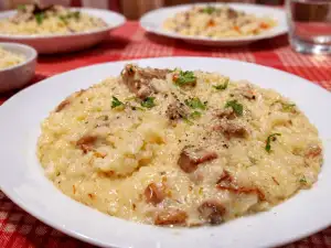 Tender Risotto with Mushrooms