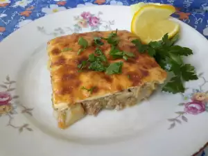 Moussaka with Mince, Zucchini and Potatoes