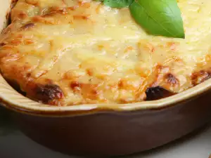 Mashed Potatoes with Cheese in the Oven