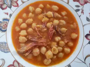 Chickpeas with Duck