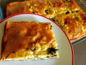 Layered Leek and Spinach Pie