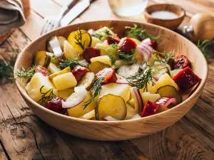 Easy German Potato Salad with Sausage