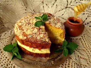 German Honey Cake with Almonds