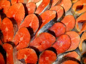 Where Does the Color of Salmon Come from?