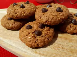 Oatmeal Biscuits with Peanut Butter