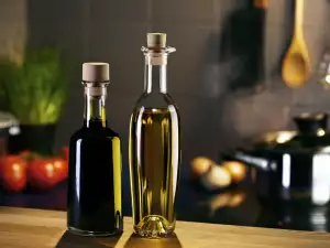 balsamic vinegar and olive oil