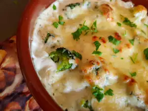 Broccoli and Cream Gratin