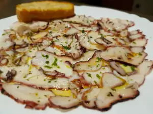 Authentic Octopus Carpaccio