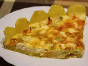 Oven Baked Potato Omelette