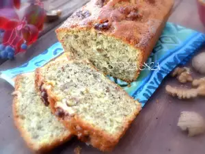 Sponge Cake with Walnuts and Lemon Peel