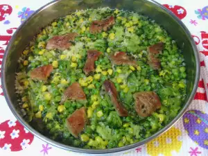 Rice with Vegetables and Pork