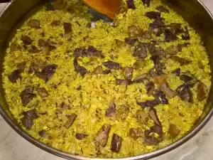 Lean Rice with Chinese Mushrooms and Turmeric