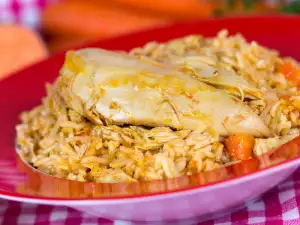 Chicken Fillet with Rice and Vegetables