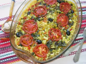 Lean Rice with Zucchini, Tomatoes and Olives