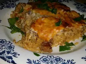 Rice with Mince and Topping