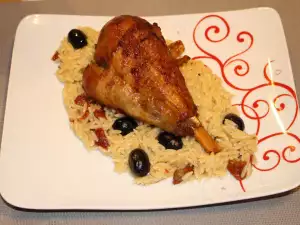 Orzo with Turkey Legs