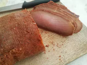 Homemade, Salted, Cured Pork