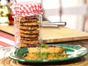 Oat, Banana and Chocolate Biscuits