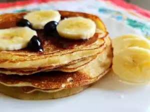 Rice Pancakes with Banana