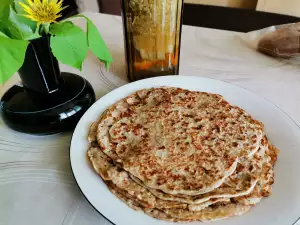 Oat Pancakes with Milk and Egg