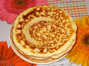 Crepes with Yeast