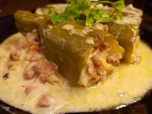 Stuffed Peppers with Mince and Rice