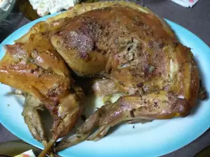 Stuffed Roasted Rabbit