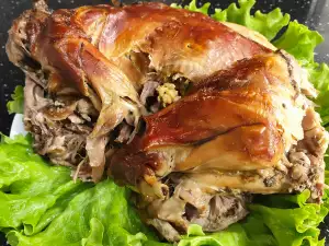 Baked Stuffed Rabbit