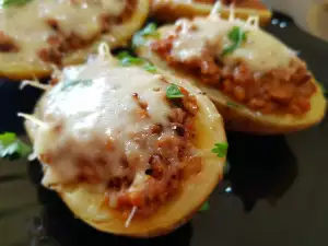 Stuffed Potatoes in Foil