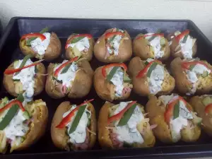 Stuffed Whole Potatoes in the Oven