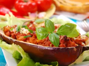 Fancy Eggplant Boats