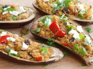 stuffed aubergines