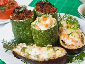 Stuffed Zucchini and Eggplants